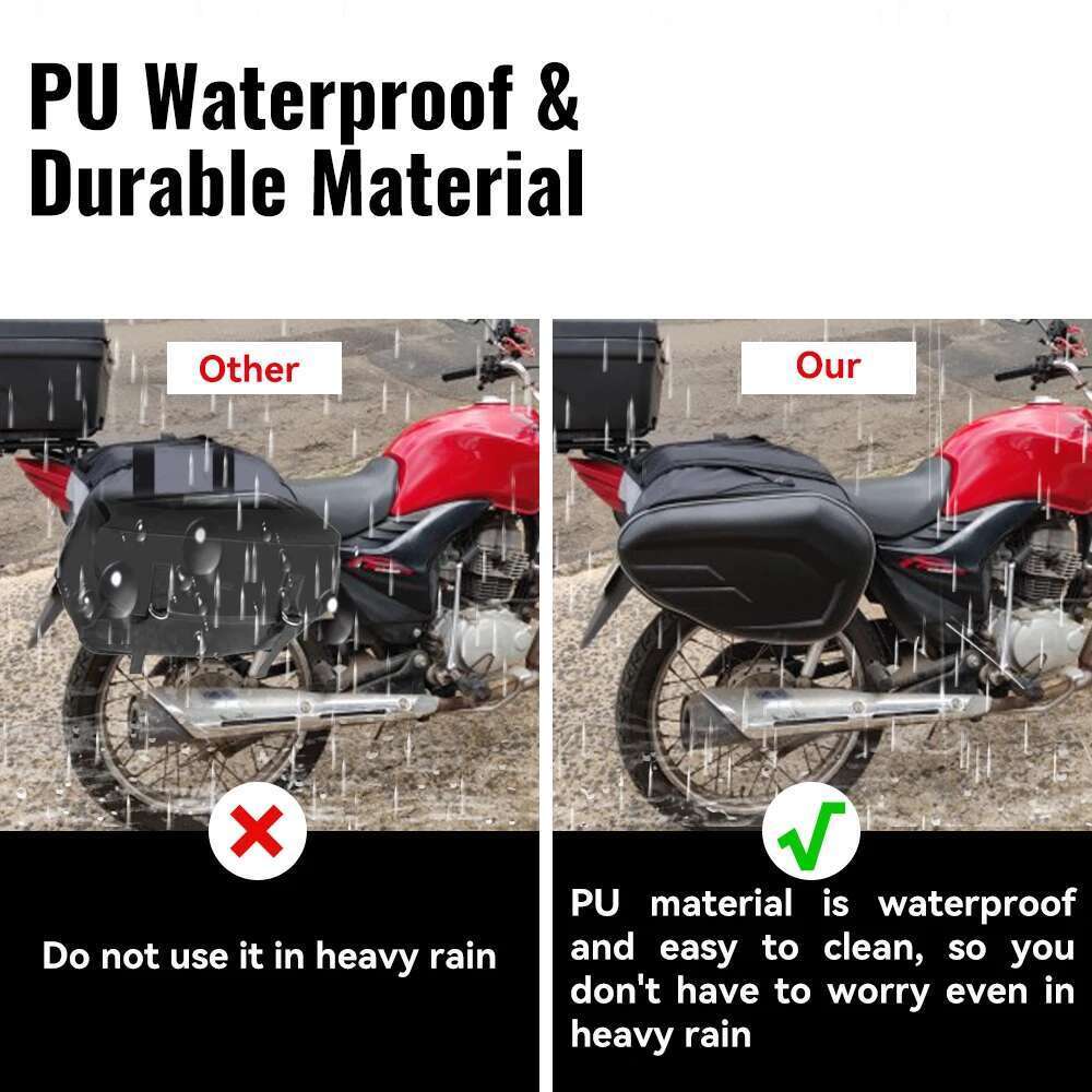 Pair Moto Saddle Bags Side Storage Lage Helmet Bag Fork Tool Pouch For Aprilia Motor Universal Motorcycles