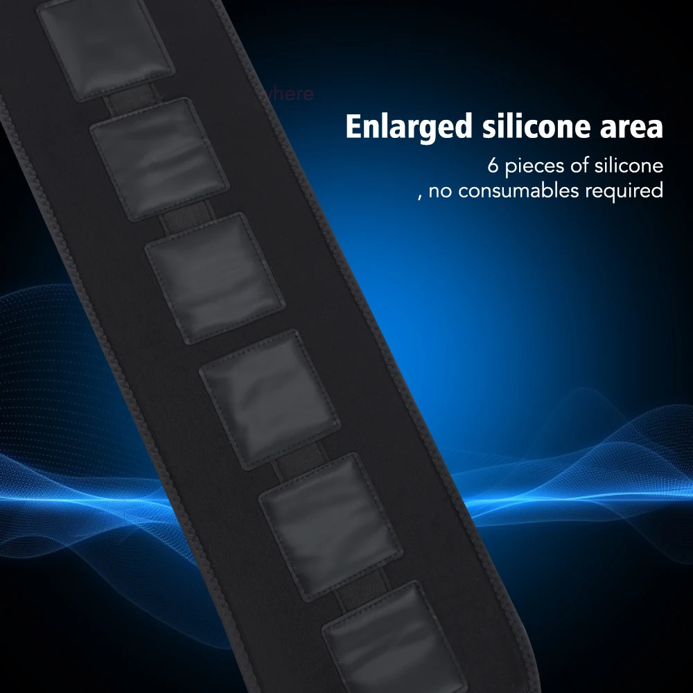 Abdominal Massager Muscle Toner Abdominal Toning Belt Electric USB Recharge Fitness Training Gear Ab Trainer Fitness Equipment 250424