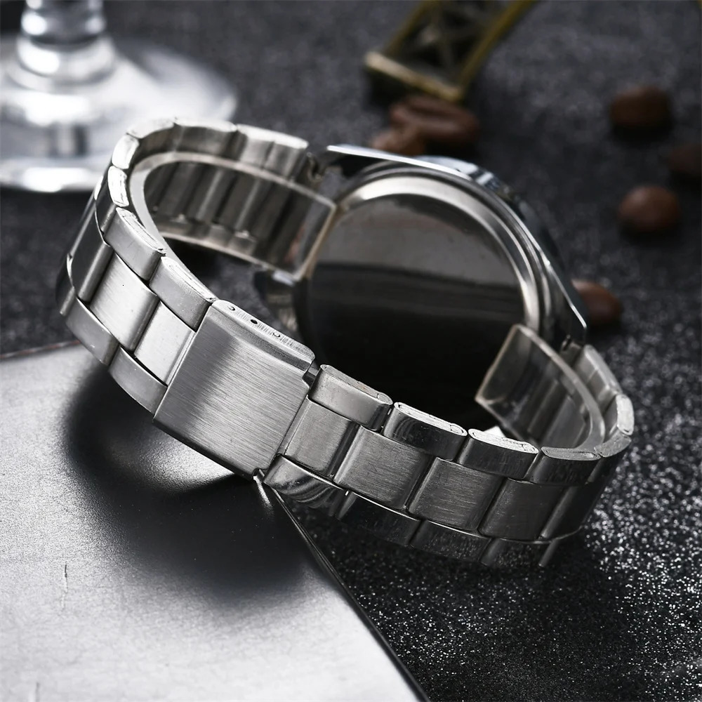 Womens Watch Fashion Diamond TVK Quartz Watch Business Stainless Steel Gold Womens Watch Gift Watch 250425