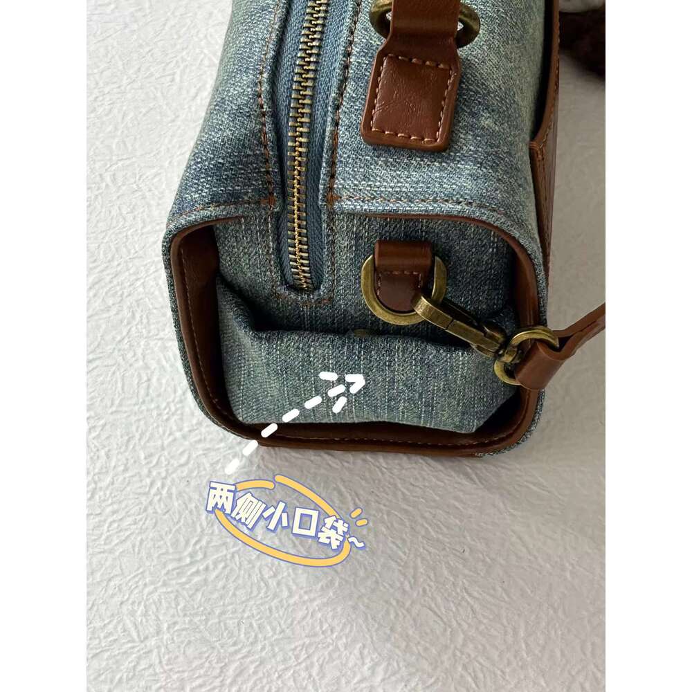 Niche Maillard Cowboy 2025 New Early Eight Small Square Autumn/Winter Fashion Versatile Handheld Diagonal Cross Bag
