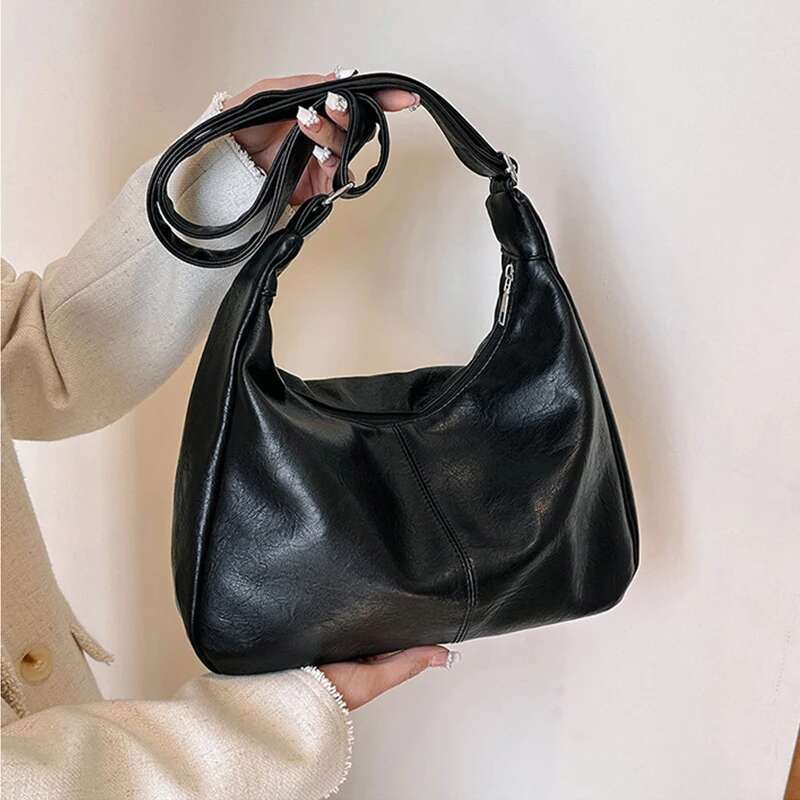 Commuting Retro Leisure Handbag Maillard Fashion Women S Messenger Texture Super Capacity Tote Bag Bag