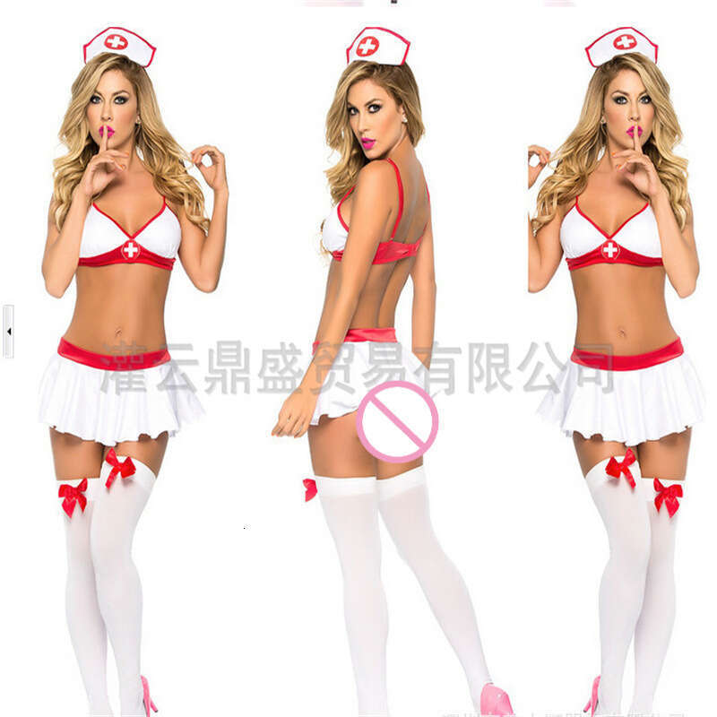 Sexy Underwear Fun Lingerie Sexy Three Point Hollow Out Fun Nurse Uniform