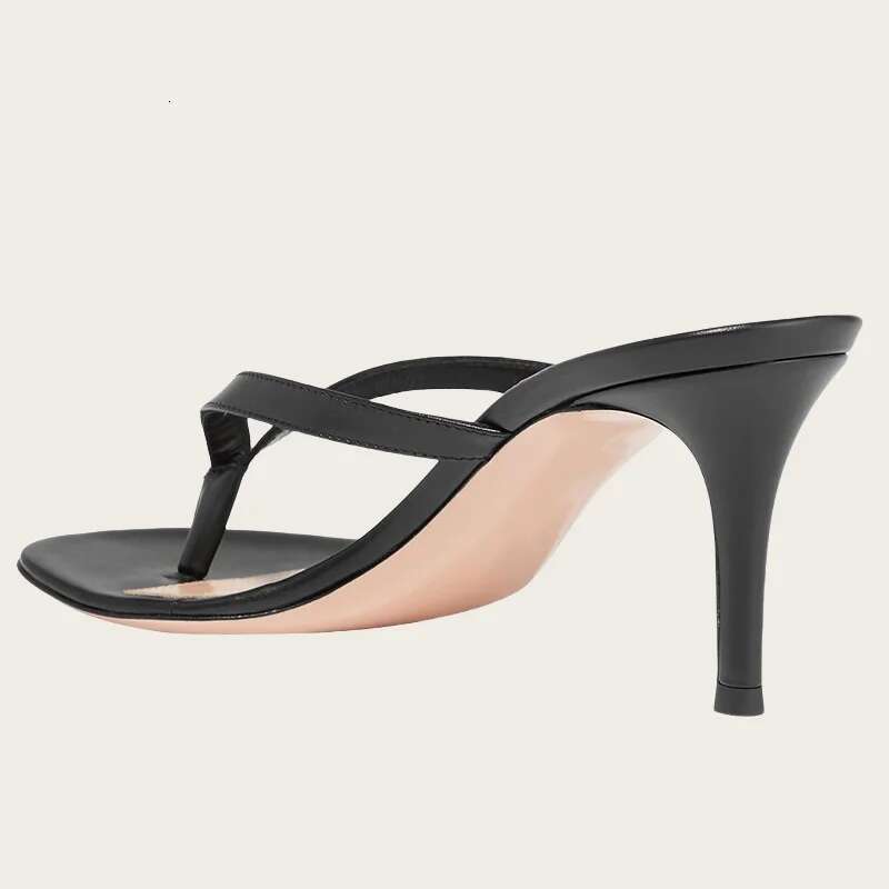 New Flip Flops Cross Strap High Heel Sandals Toe Clip Fashion Women Outdoor Party Shoes Sand