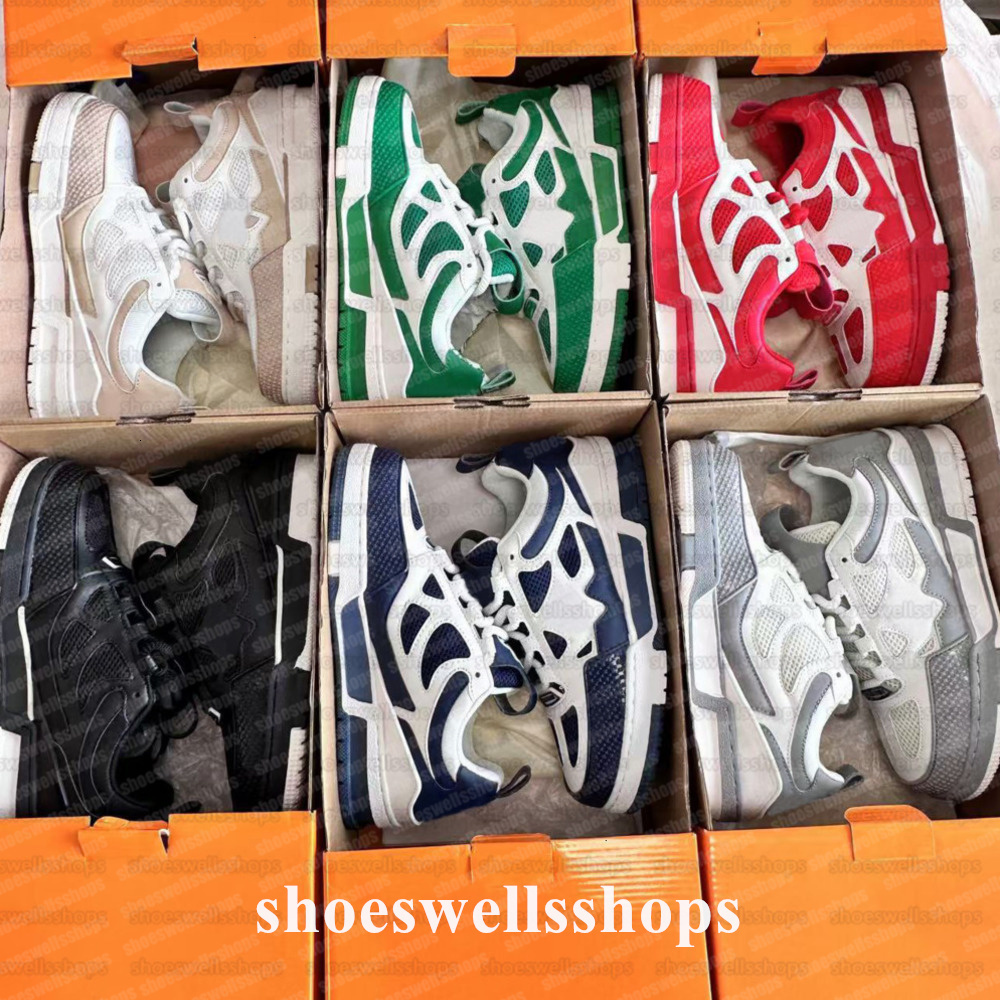 designer skate shoes Leather board shoes Embossed Sneakers trainers floor Women Men Mesh Sneaker Platform Virgil Maxi Casual Shoes black Runner Trainer Shoes 99