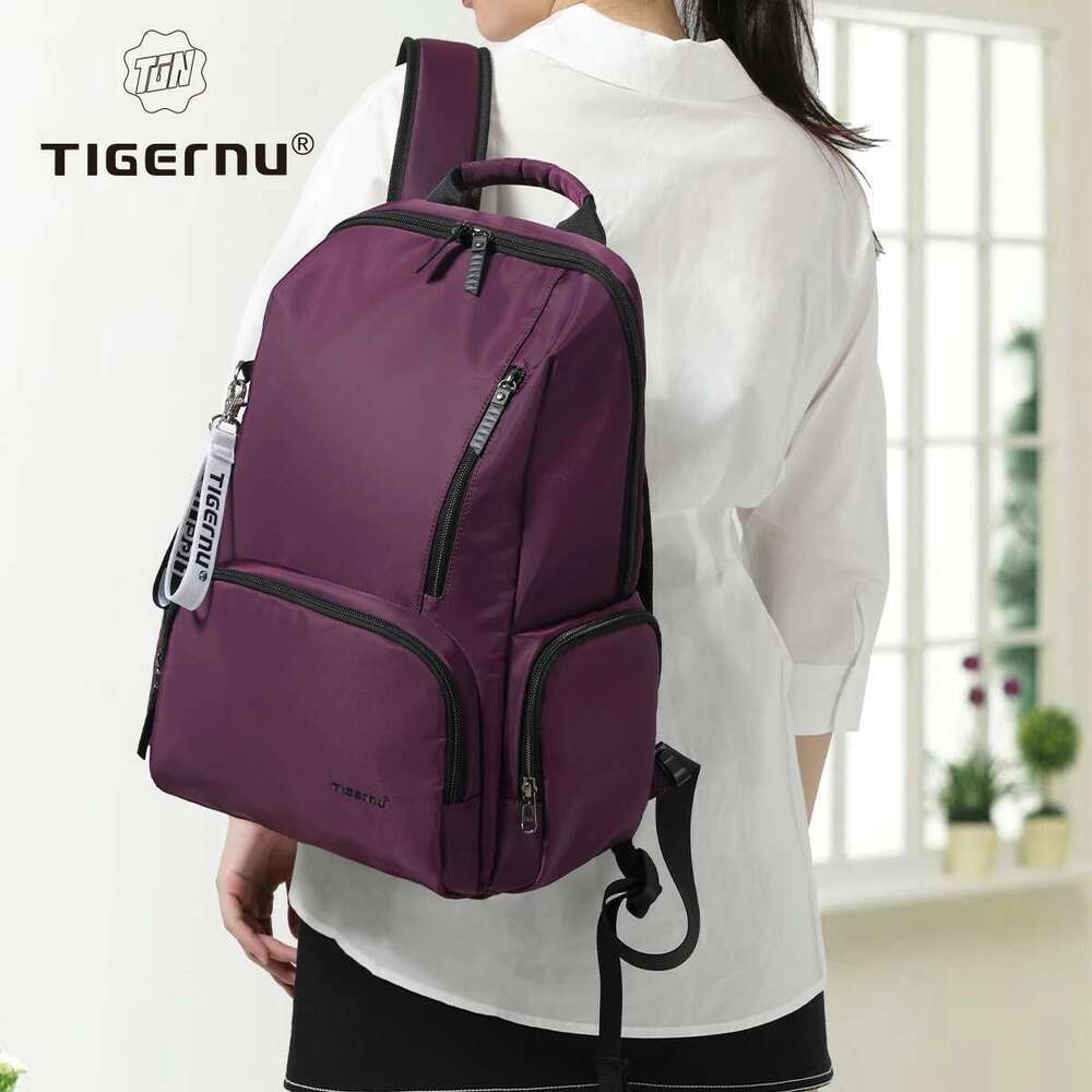 Tigernu New Women Casual Backpacks Outdoor Traveling Multi Pockets Laptop Daily Leisure Bags Splashproof School Mochila