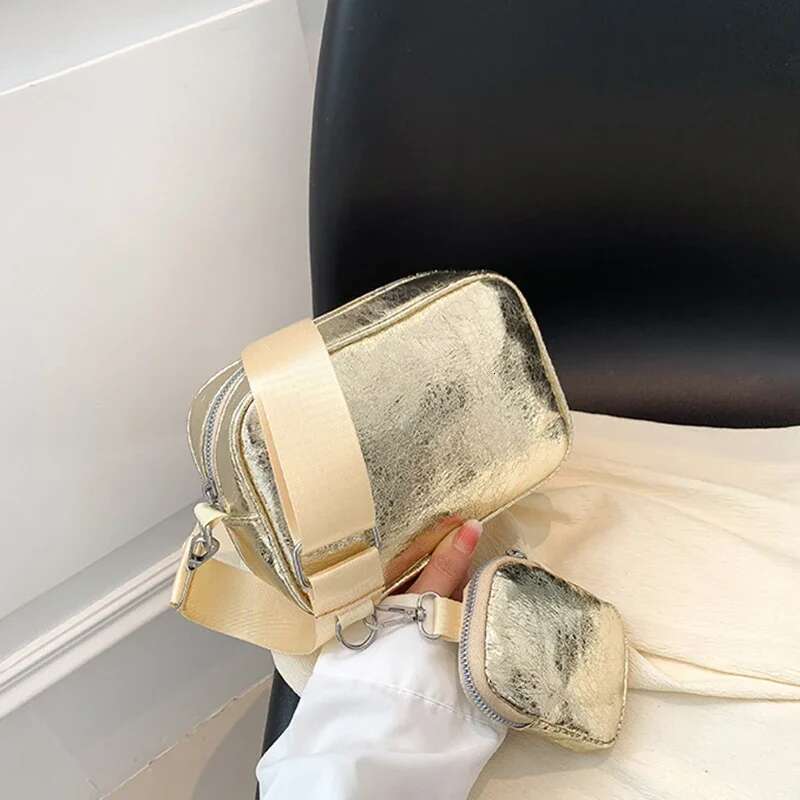 Summer New Bright And Fashionable Charm Personalized Crossbody Hanging Bag Fashion Texture Women's Shoulder Portable Small