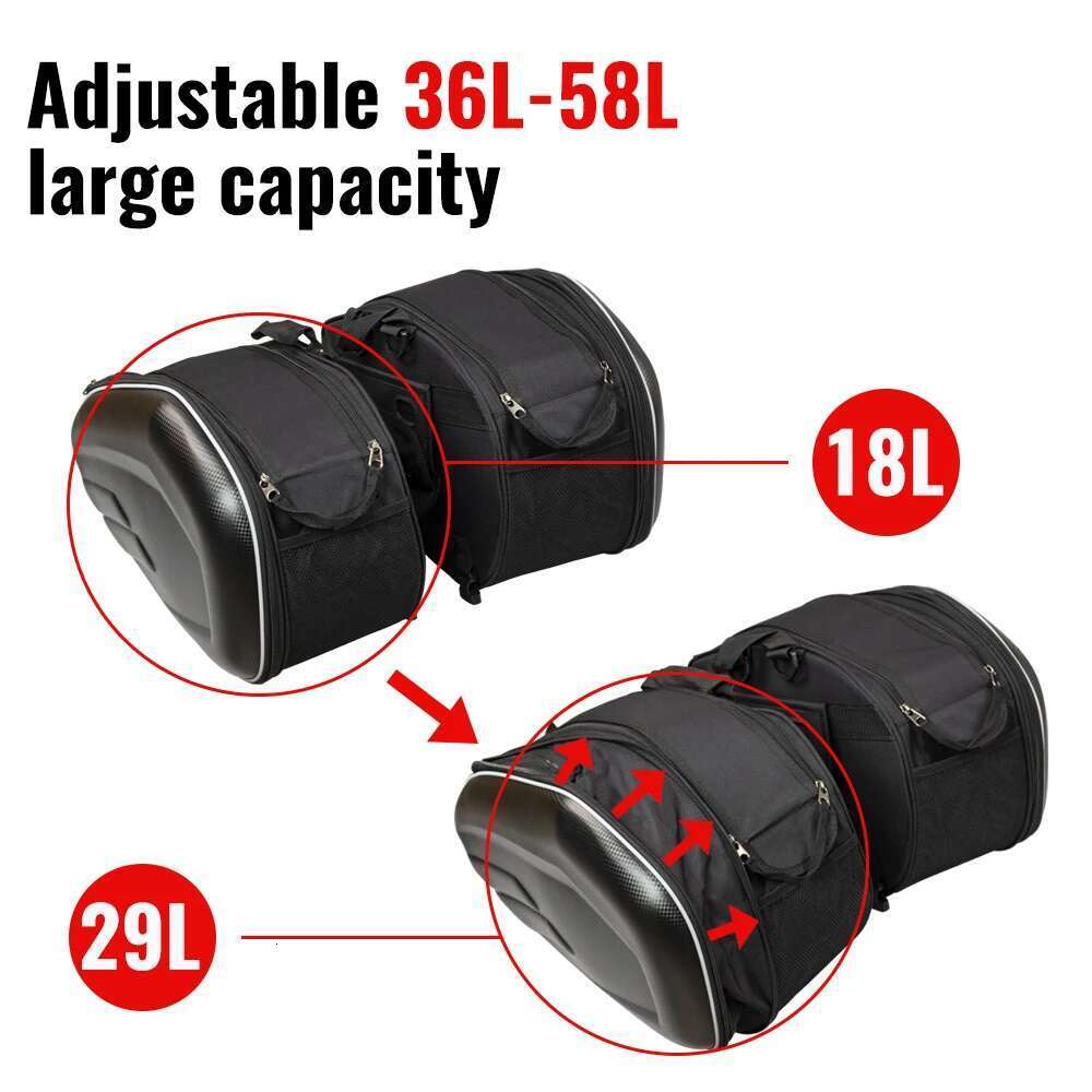 Pair Moto Saddle Bags Side Storage Lage Helmet Bag Fork Tool Pouch For Aprilia Motor Universal Motorcycles