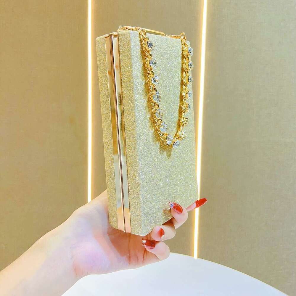 Dinner Bag New Chain Handbag Formal Banquet Evening Dress Bag Mobile Phone Bag KQ