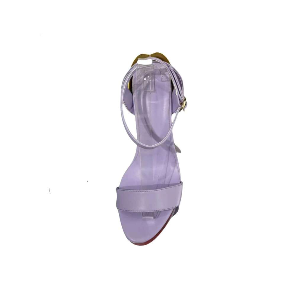 Single Strap High Heels Comfortable and Versatile Women Sexy Sandals Fashionable Gold Heel Daily Banquet Shoes