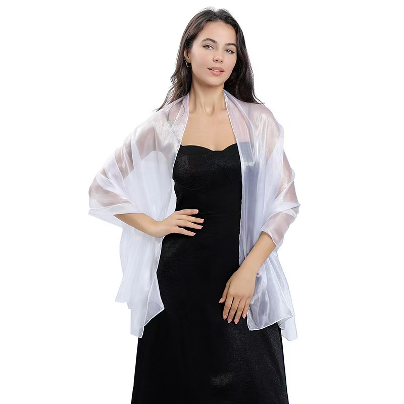 KK6 Cross-border good goods Korean yarn shawl bride bridesmaid wedding dress evening dress ball dinner shawl light and elegant