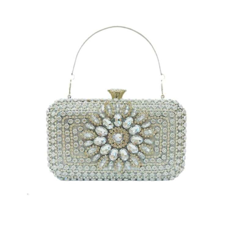 Dinner Bag Socialite Textured Rhinestone For Women S Dress Diamond Inlaid Handbag Evening Banquet Bag Qipao Bag KQ