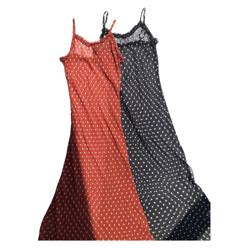 2025 Polka dot silk skirt Fashion Week Show Customized Fashion Tailored clothing omens Fashion Paris.M370