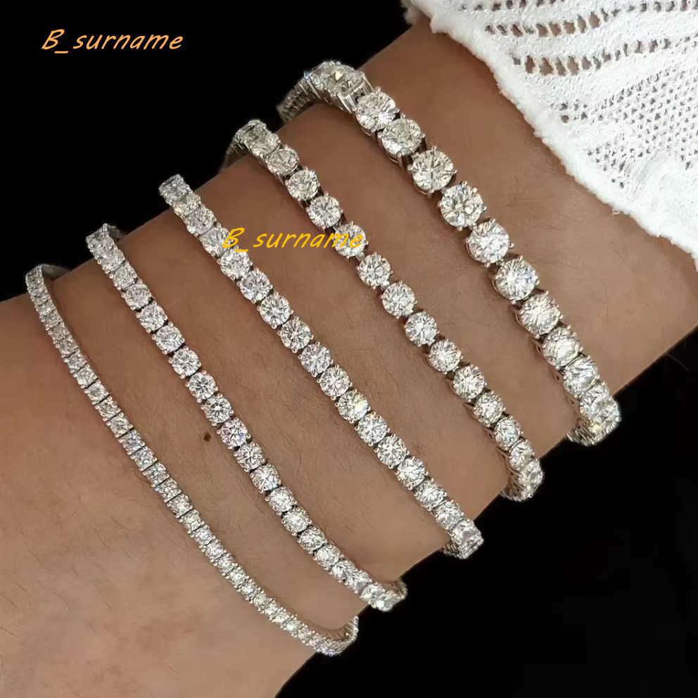 10k/14k/18k Gold IGI Certified Emerald Cut Lab Grown Diamond Tennis Bracelet Synthetic Diamond Bracelet Fine Jewelry