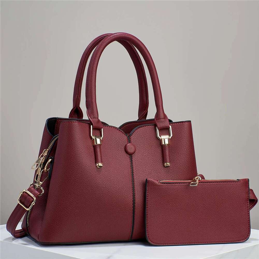 Handbag Set Spring New Design 2 Pieces Women's Shoulder Women Purses And Handbags