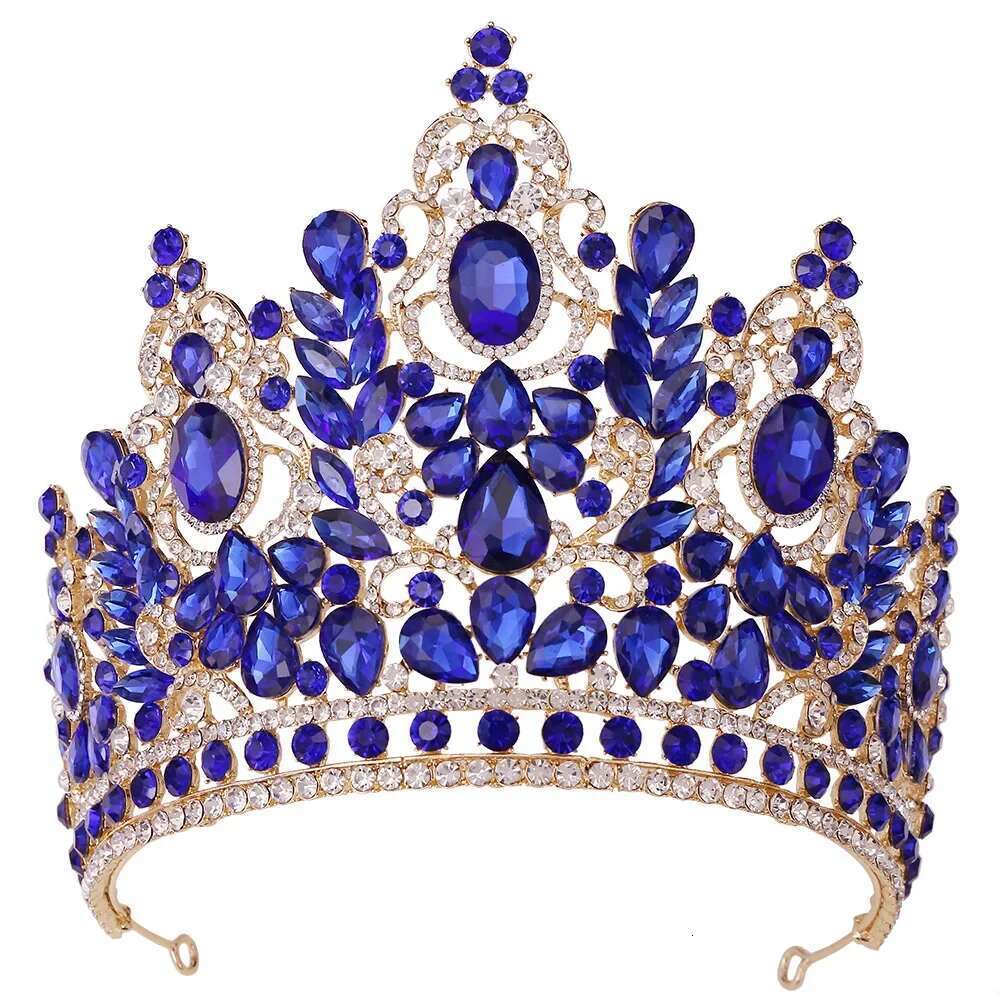 Korean Crystal Jewelry Tiara Rhinestone Prom Princess Crown Wedding Party Bridal Hair Accessories