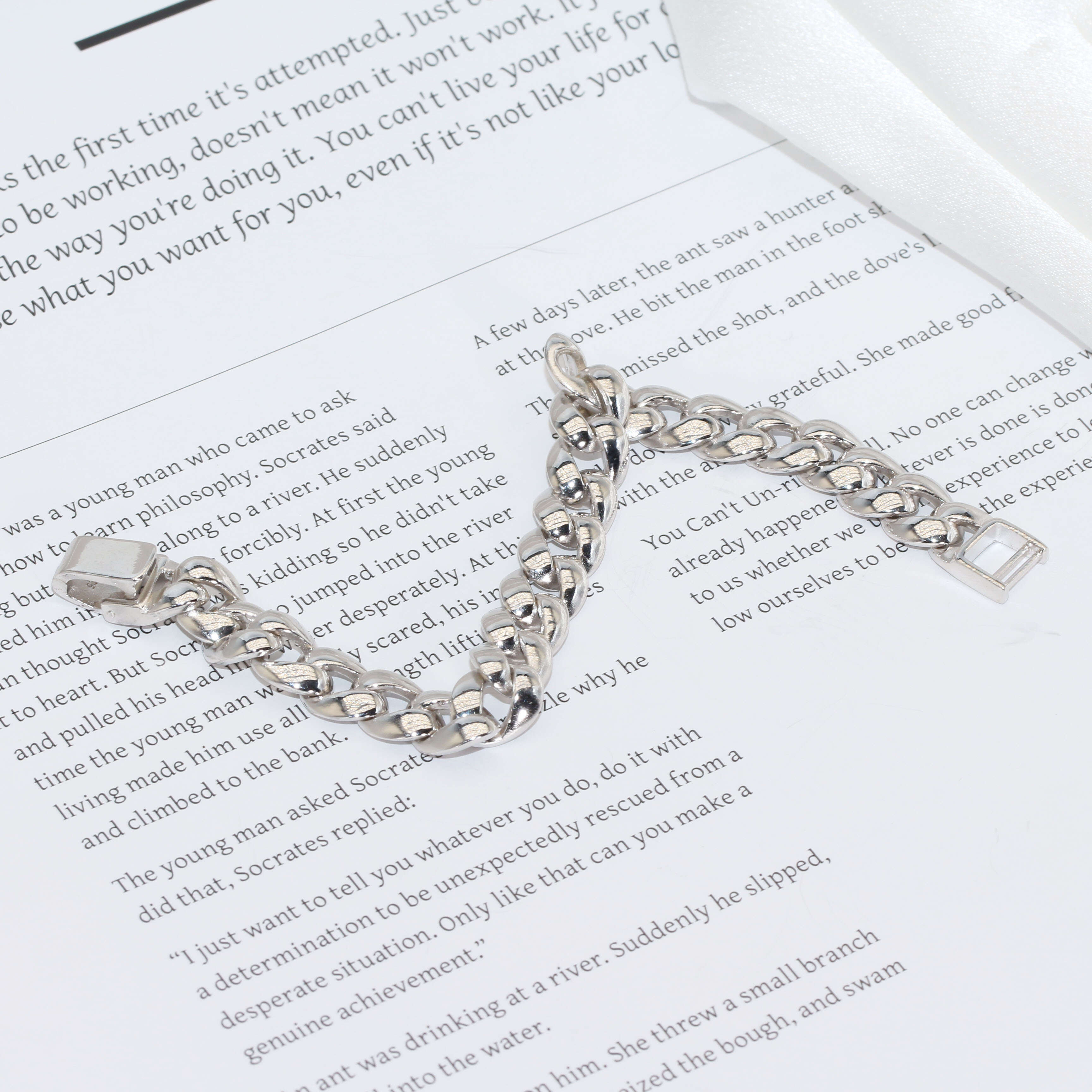 Wholesale Hip Hop Jewelry Tarnish Free 10mm 925 Sterling Silver Miami Cuban Link Bracelet Men Women Chains