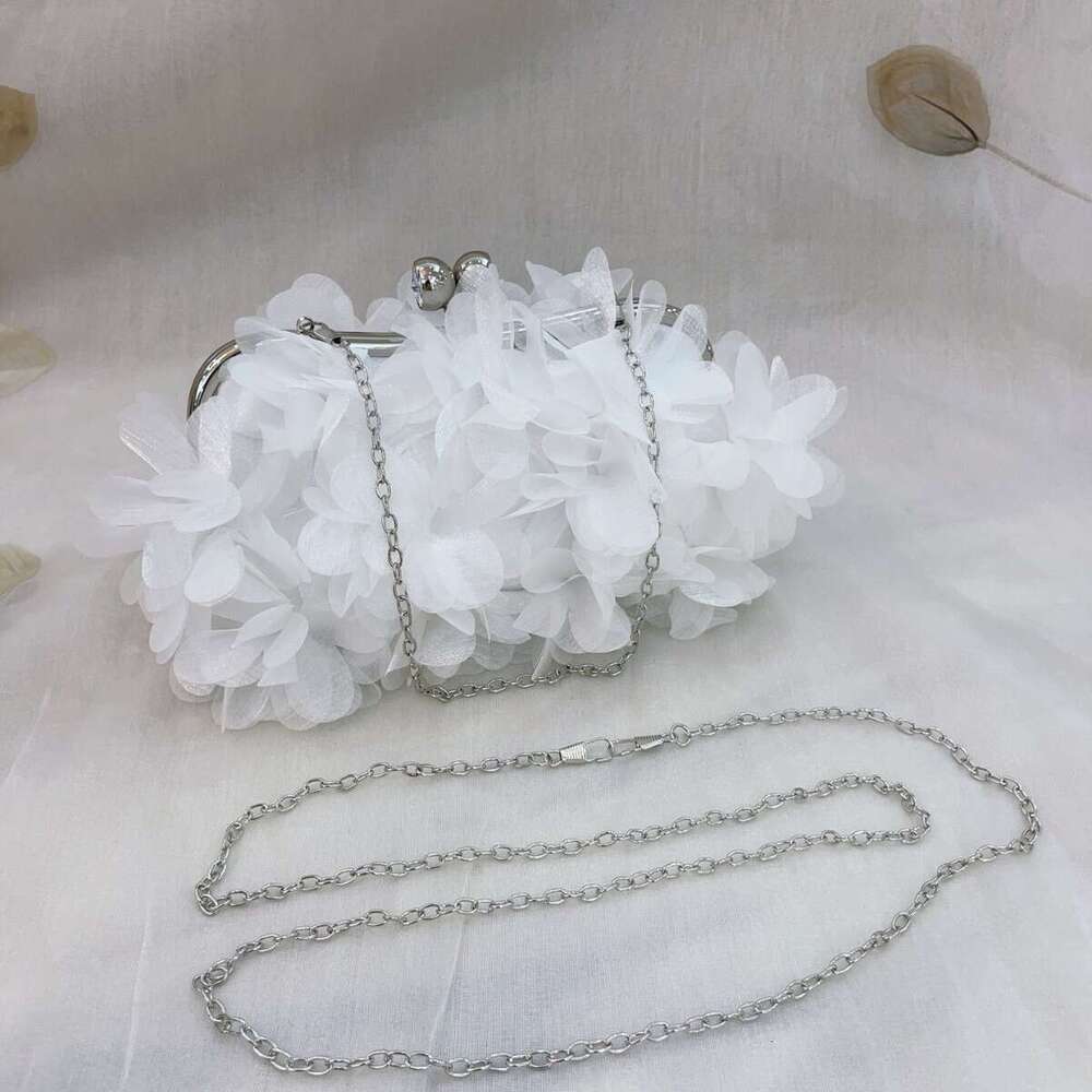 New petal hand-held fairy armpit wedding gift banquet dress bag, dance party bag