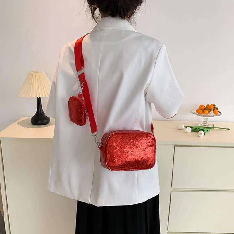 Summer New Bright And Fashionable Charm Personalized Crossbody Hanging Bag Fashion Texture Women's Shoulder Portable Small