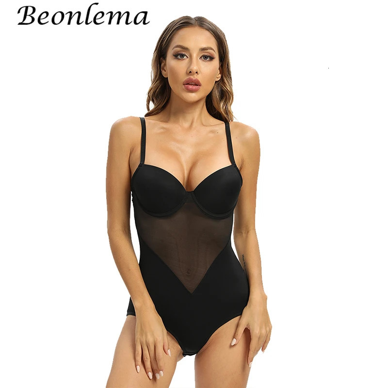 Womens tight fitting clothes mesh breathable waist trainer hip lift weight loss corset underwear 250430