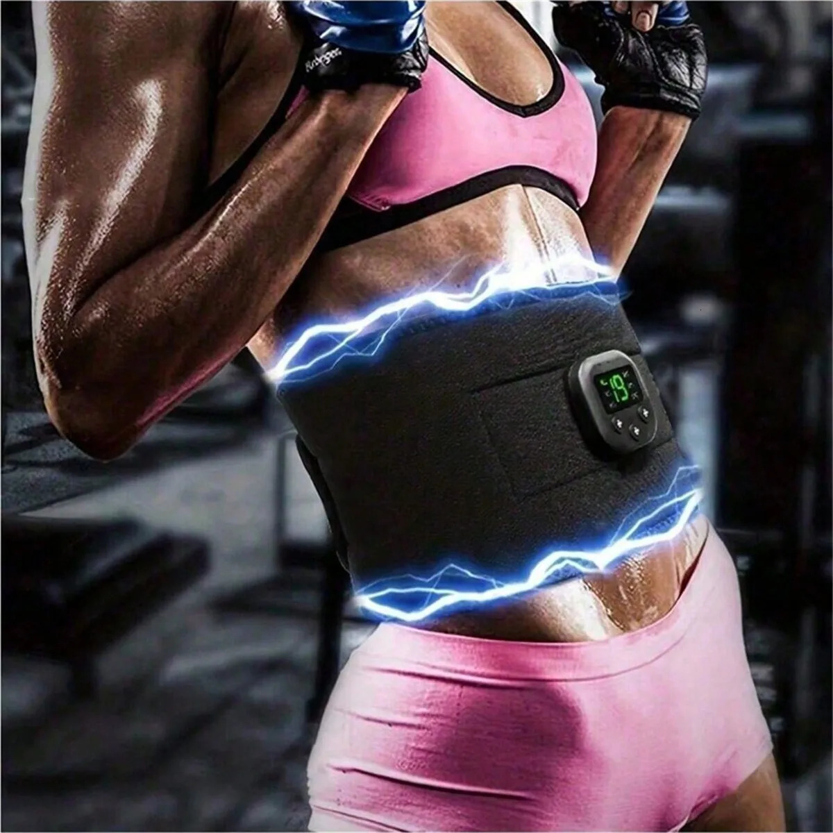 Waist Massager Portable USB Charging Shaper Electric Arm Hip Leg Trainer Body Shaping Belt Fitness Massager 250424
