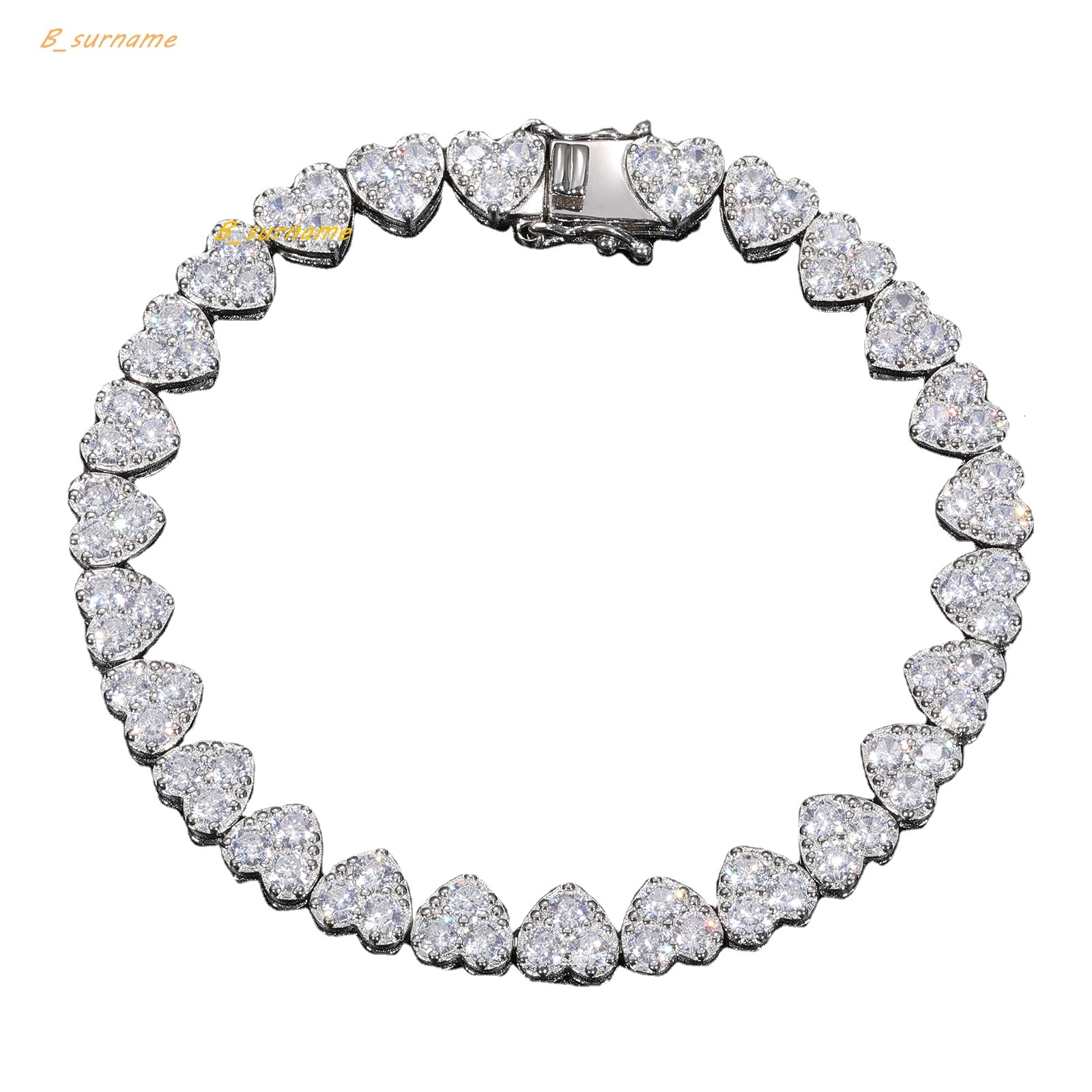 Factory Custom GRC Certificate 10K Gold Plated VVS Moissanite CZ Diamond Tennis Chain 3mm 4mm 5mm Bracelet for Men Women Jewelry