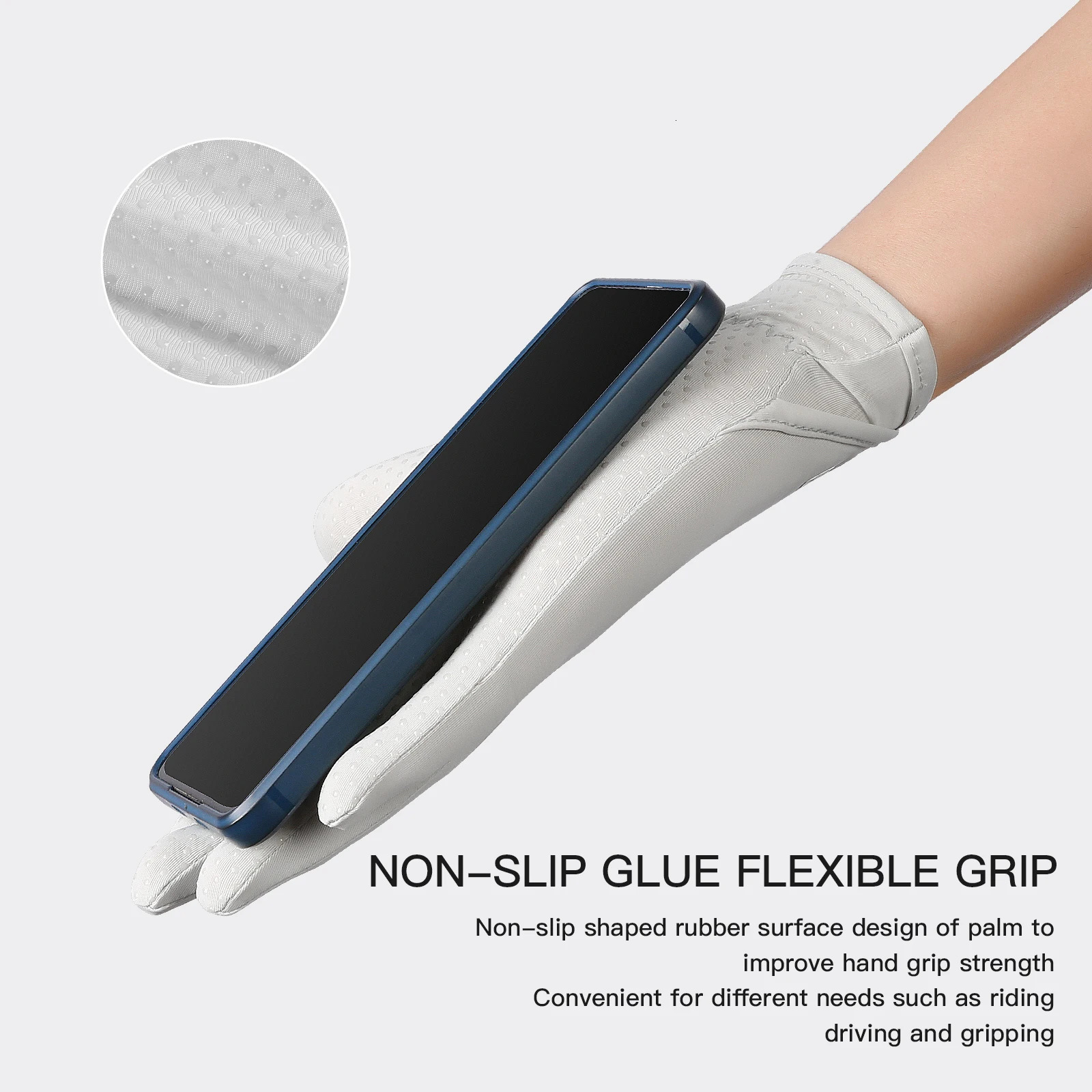 Sunscreen gloves thin ice silk womens electric motorcycle fishing UV protection anti slip ventilation 250428