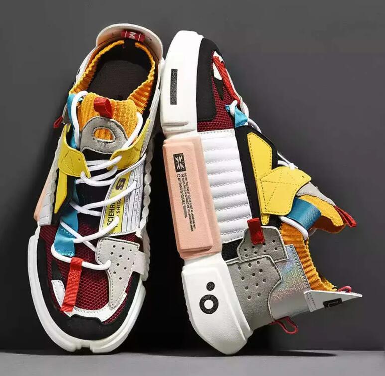Factory New Design Custom shoes Thick Sole Mesh Breathable Men's Walking Casual Running Sneakers Z 5.1-4