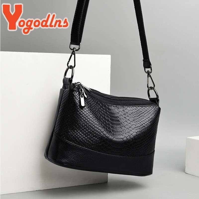 Vintage Crocodile Patte Crossbody For Women PU Leather Shoulder Phone Messenger Bag Mommy Handbag Bolsa