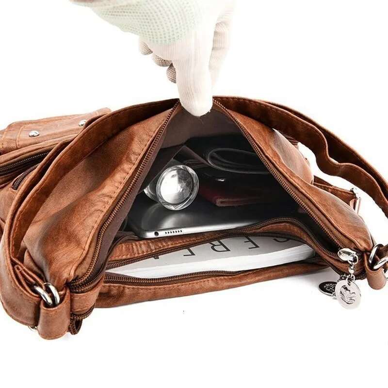 designer bag Female Multifunctional Handbag Casual Large Capacity Hobos For Women Travel Shoulder Bags Totes PU Leather Crossbody Bag
