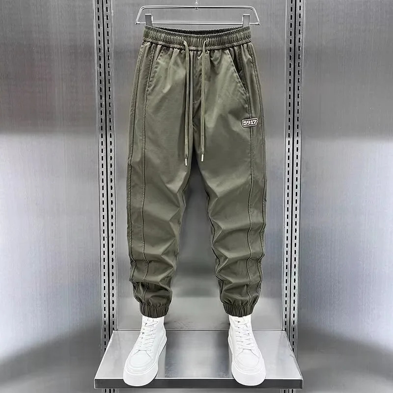 Mens Trouser Mens Jogger Running Jogger Large Tablet Harajuku Ensemble De Sport Mens Summer Clothing Gym Y2k 250423