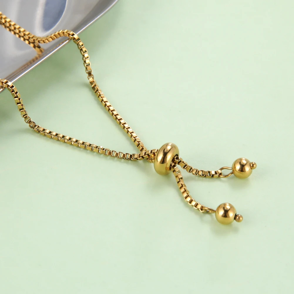 Sipuris Infinity Custom Name Bracelet Stainless Steel Adjustable Box Chain Personalized Bracelet For Women Fashion Jewelry Gifts 250430