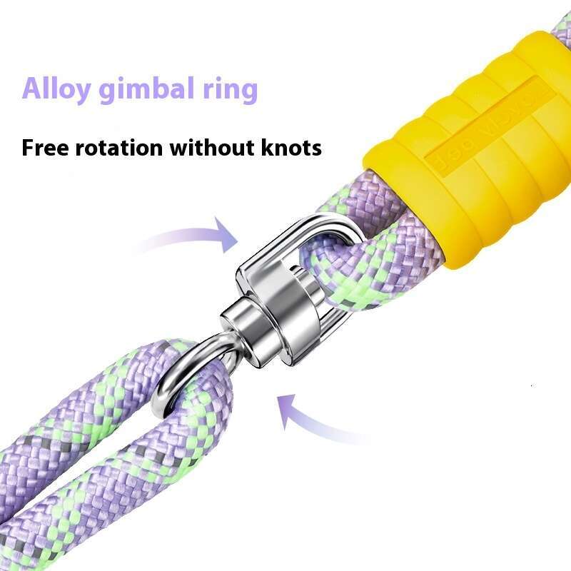 premium cotton ptype explosionproof antipull training leash medium and large dog buffering walking rope