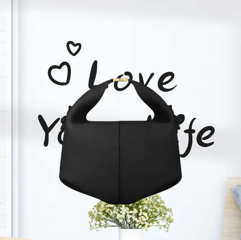 Dumpling Wrap, French Niche Handbag, Genuine Leather Cowhide Wallet, Women's Diagonal Shoulder Bag, Commuting Handbag