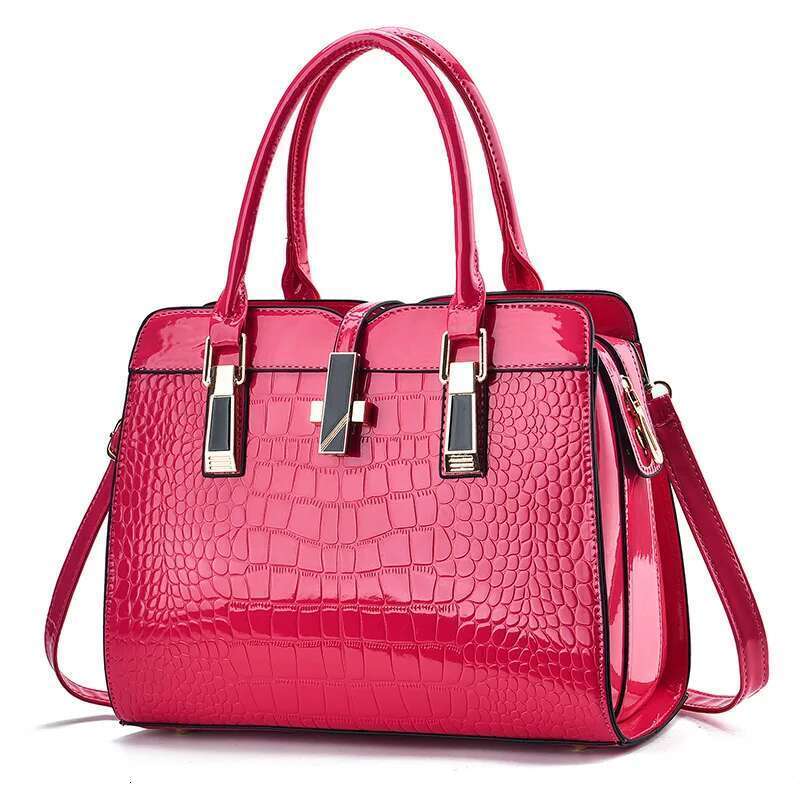 designer bag Fashion Capacity Women Tote Patent Leather Top Handle Purse Casual Large Shoulder Bag Ladies Handbags