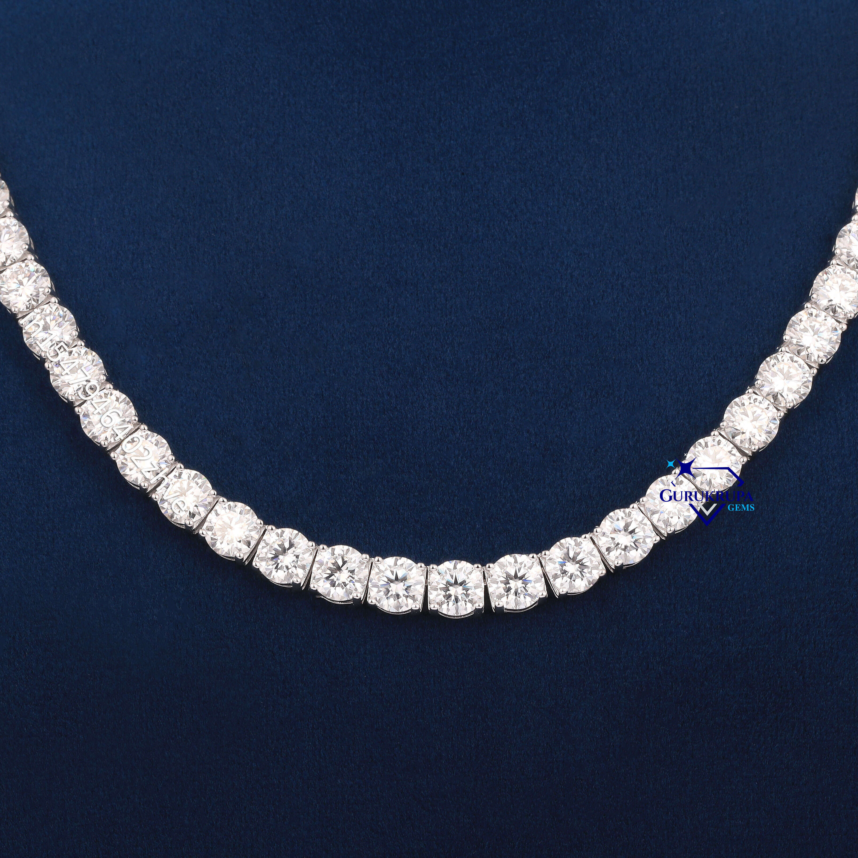 Hot Selling Tennis Chain 925 Sterling Silver 6mm DEF White Lab Grown Diamond Tennis Necklace 18 Inches Men and Women Wearable