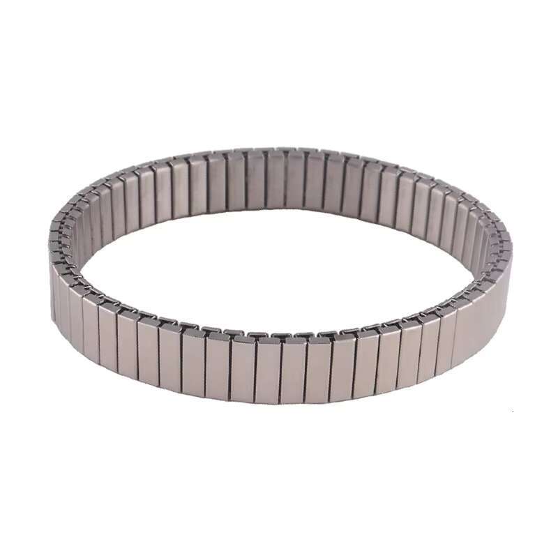 Luxury Watch Strap Mens Fashion Watch Band Bracelet Jewelry Men Stainless Steel Stretch Link Chain Bracelet Women