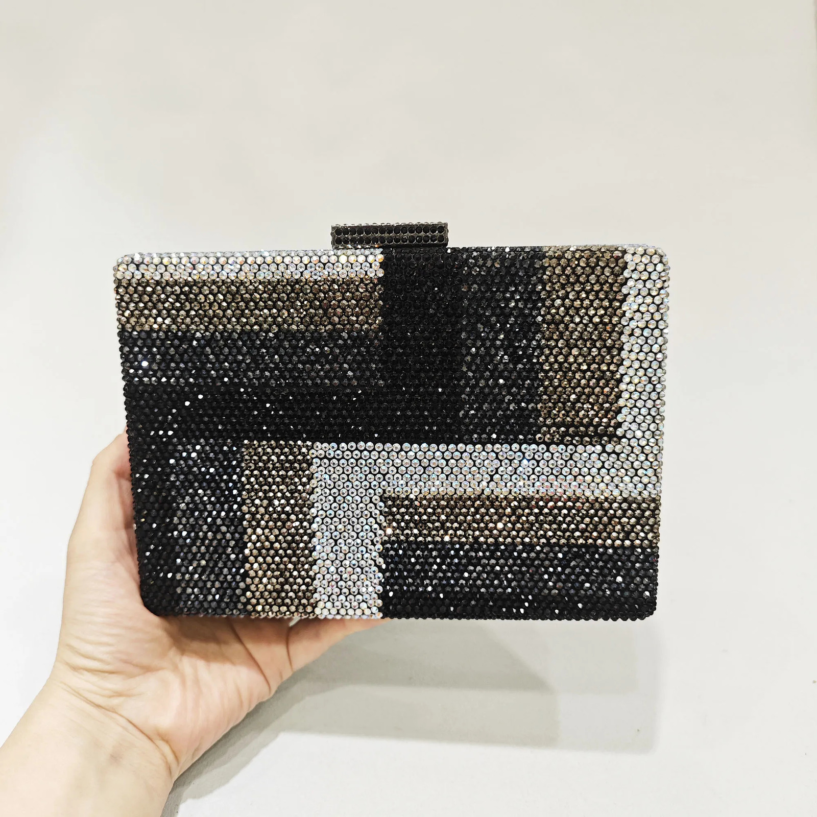 Green evening clutch bag for wedding parties wallet banquet diamond stone brides ball 250428