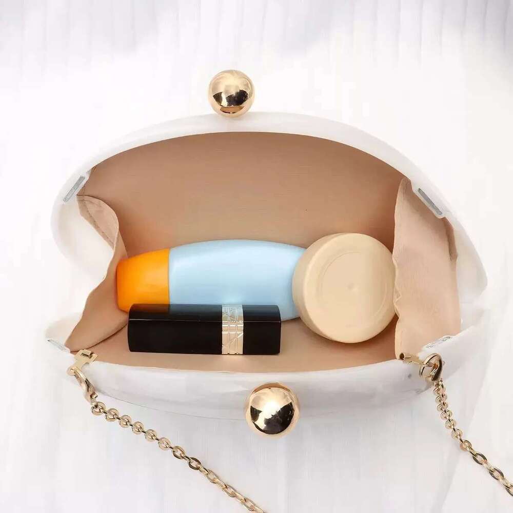 Marble Patterned Acrylic Shell Banquet Box High Quality Clutch Crossbody Bag
