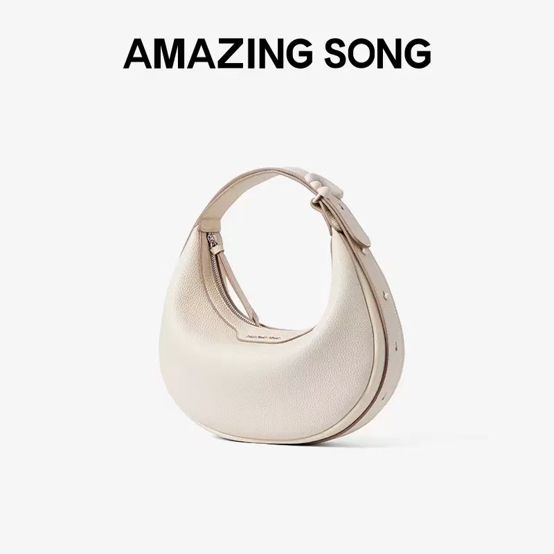 2025 New Spring/summer Half Moon Armpit Crossbody Crescent Shaped Bag Light Women's Handbag High-end Backpack