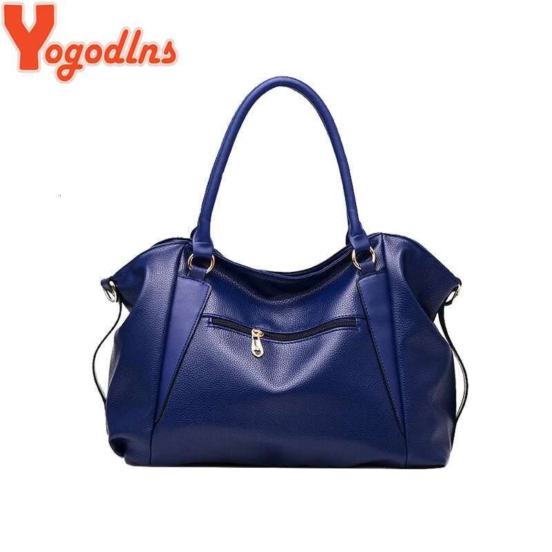 Yogodlns Designer Women Handbag Female PU Leather Bags Handbags Portable Shoulder Bag Office Ladies Hobos Totes