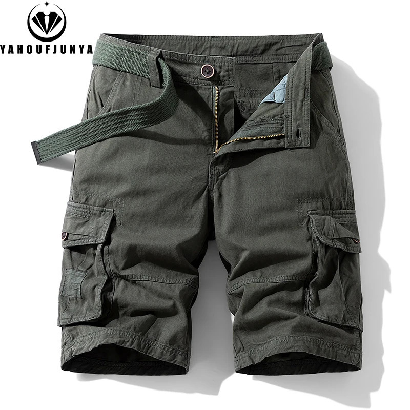 Mens Summer Outdoor Casual Button Product Style Shorts Cotton Comfortable Fashion n Men 250425