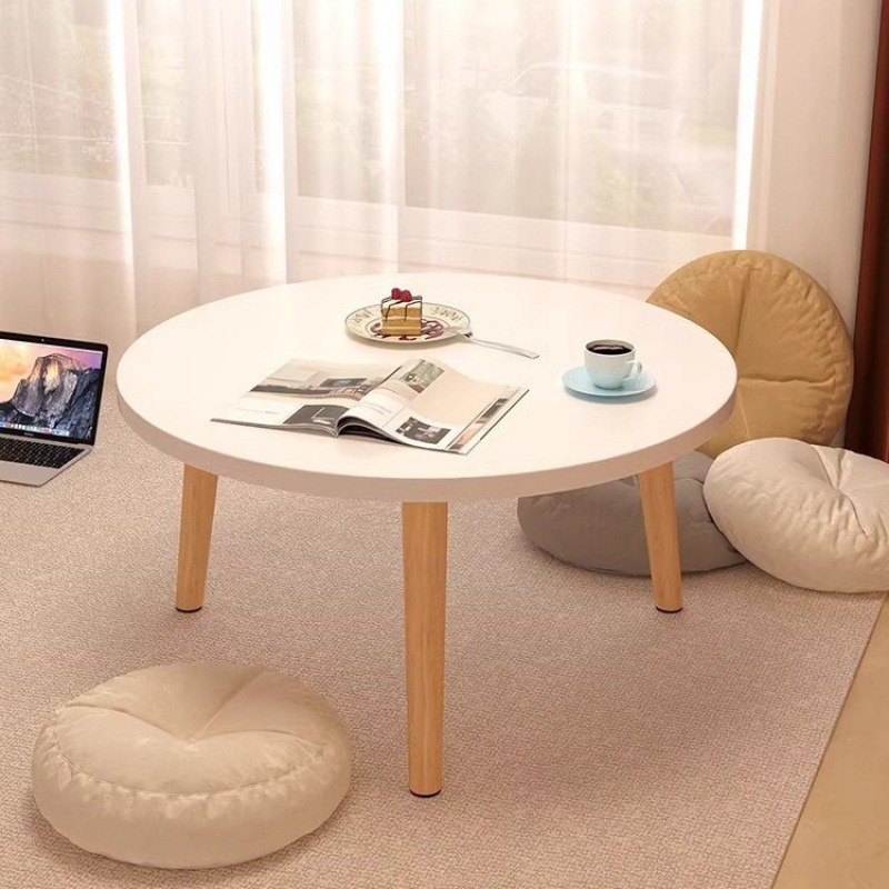 B525 Small household floor-standing low table with bay window small round table
