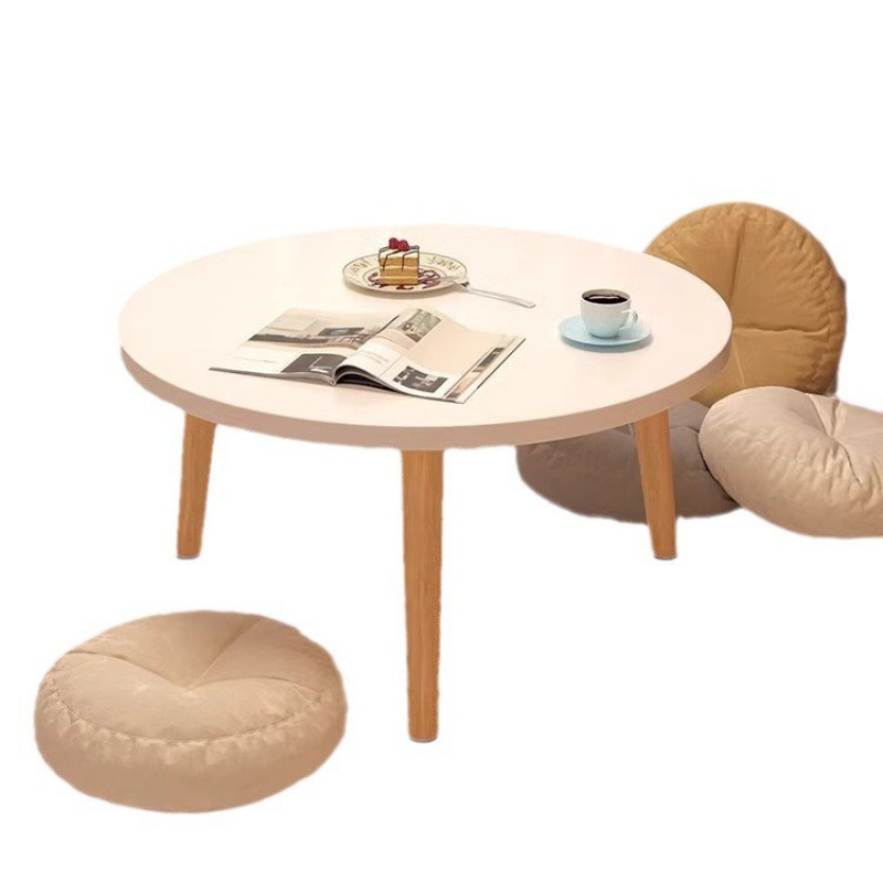 B525 Small household floor-standing low table with bay window small round table