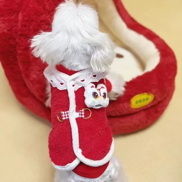 T00114Dog clothes summer thin pet small dog vest Bichon Schnauzer Yorkshire terrier denim vest can be traction
