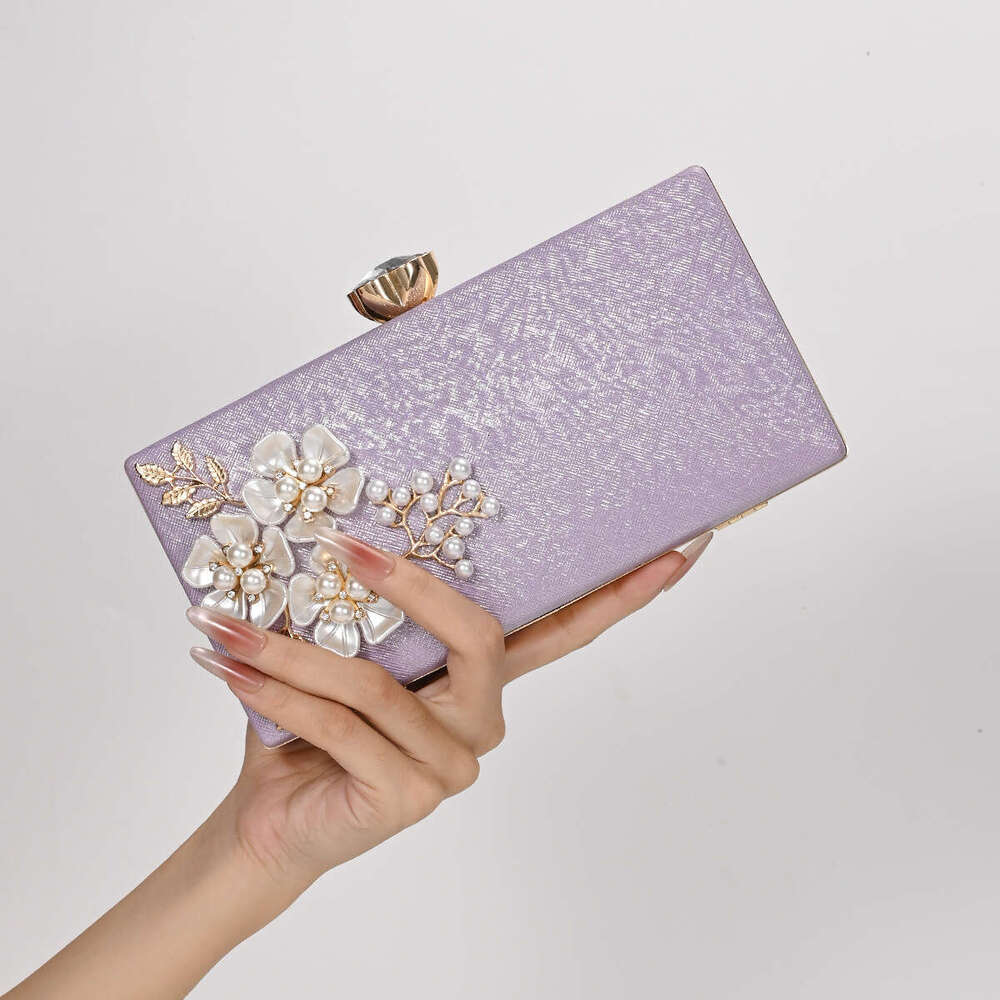 Dinner Bag New Trendy Pearl Bridal Dress Fashionable Light Luxury Socialite Banquet Bag Hand Held Shoulder Bag KQ