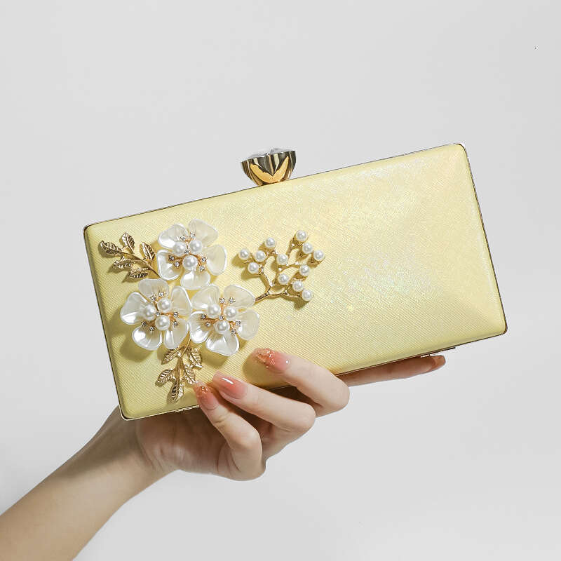 Dinner Bag New Trendy Pearl Bridal Dress Fashionable Light Luxury Socialite Banquet Bag Hand Held Shoulder Bag KQ