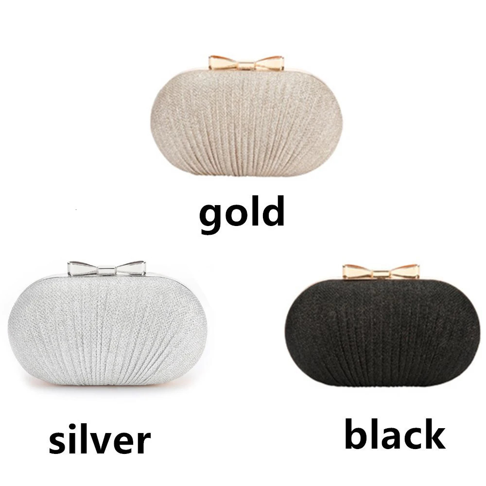 Wedding bride clutch handbag ladies evening party bag chain shoulder elegant egg shaped banquet wallet 250428