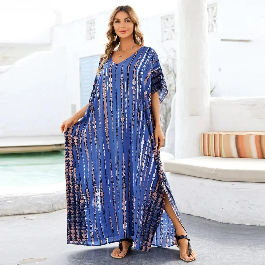 Summer Womens Beach Maxi Dress Cover Robe Bed Sheet Bathroom Set Pareo Salida De Playa Kaftan Swimsuit 250422