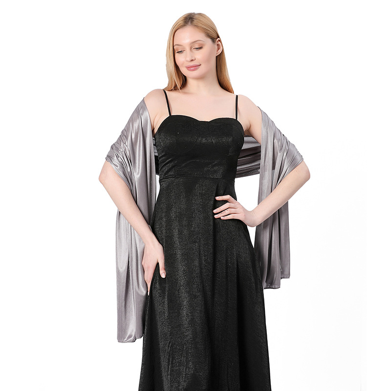 K592 Cross-border good goods New European and American shawls Evening dresses party bride bridesmaid dresses shawl scarf women's dual use