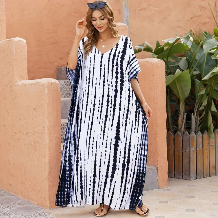 Summer Womens Beach Maxi Dress Cover Robe Bed Sheet Bathroom Set Pareo Salida De Playa Kaftan Swimsuit 250422